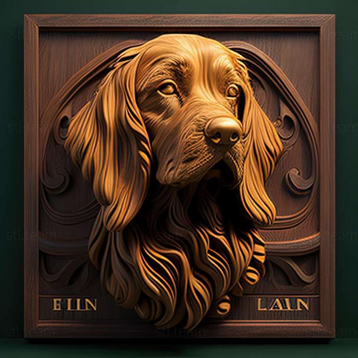 3D model Falen dog (STL)